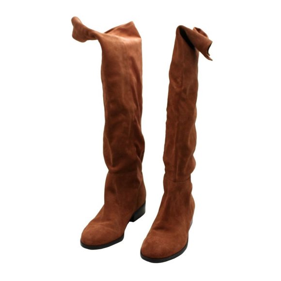 Elevate Your Style with Lucky Brand Women's Calypso Over-the-Knee Riding Boots** - Picture 5 of 8
